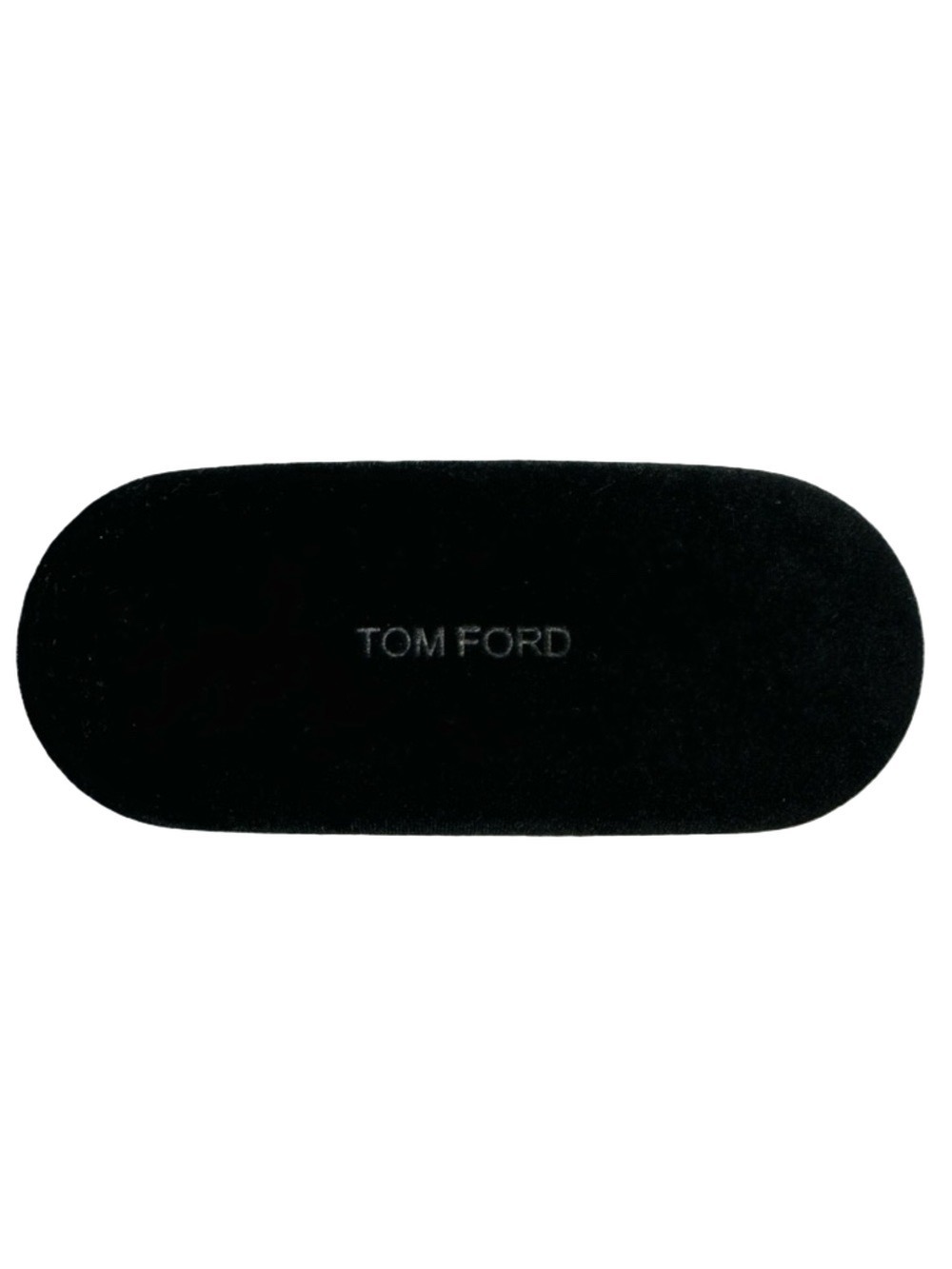 Tom Ford brown velvet eyeglasses sunglass case